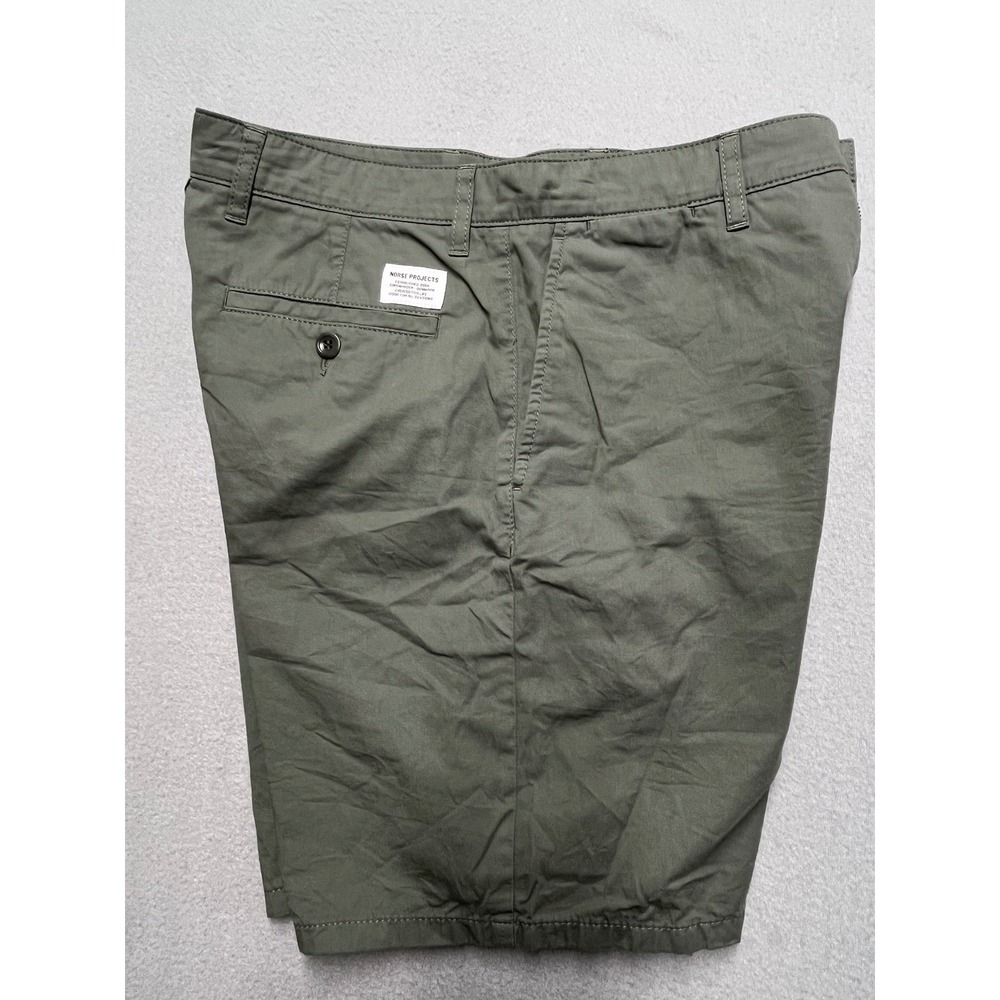 Norse Projects Aros Regular Light Shorts Mens 30 Olive Green N35-0597-8061 - Picture 9 of 10